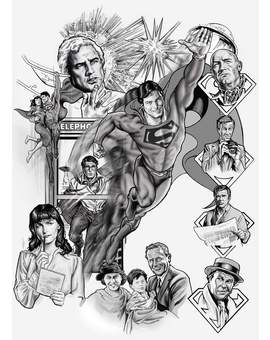 Imágenes Ilustradas de (SUPERMAN). 