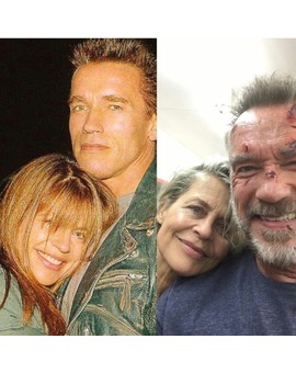 Imagen: "Arnol Schwarzenneger y Linda Hamilton" en (TERMINATOR). 