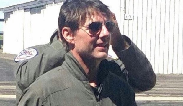Imágenes de "Tom Cruise" en el Rodaje de (TOP GUN 2). 