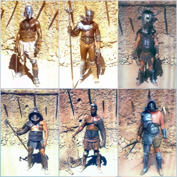 Imágenes del Set de Rodaje de (GLADIATOR) de la Primera Batalla en la Arena. 