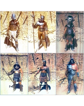Imágenes del Set de Rodaje de (GLADIATOR) de la Primera Batalla en la Arena. 