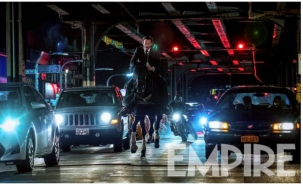Imagen: (JOHN WICK 3) Keanu Reeves a Caballo. 