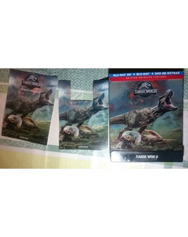 Steelbook (JURASSIC WORLD) con logo incluido en el Frontal hecho por mi je je. 