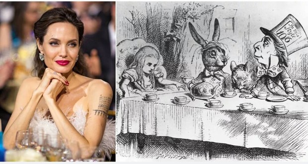 "Angelina Jolie" Irreconocible en el Set de (COME AWAY), La Madre de (ALICIA y PETER PAN). 