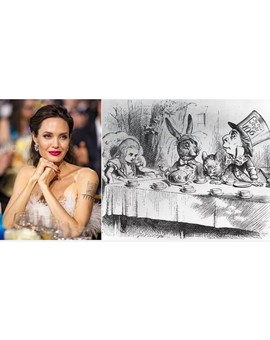 "Angelina Jolie" Irreconocible en el Set de (COME AWAY), La Madre de (ALICIA y PETER PAN). 