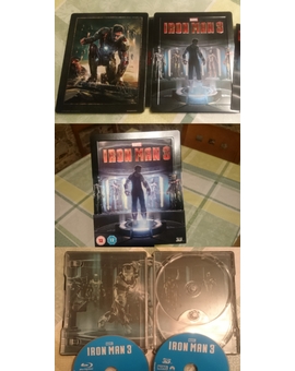 Steelbook Lenticular (IRON MAN 3) de Zavvi. 