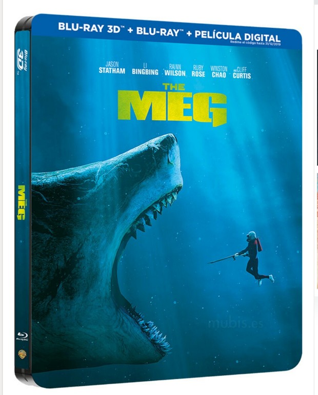 Pregunta: "Steelbook (MEGALODÓN) de Warner, será con Pegatina?".