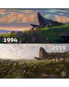 Video Comparación (EL REY LEÓN) 1994 - 2019.