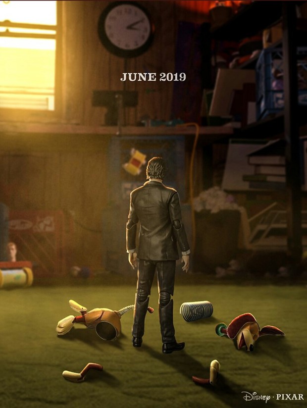 Fan Póster (JOHN WICK en TOY STORY 4). 