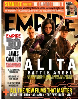 (ALITA, ANGEL DE COMBATE) en la Portada de EMPIRE. 