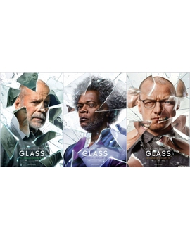 Tres Nuevos Pósters de (GLASS). Y Cuanto iba a Durar la Película?. 