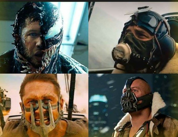 Por qué tapan Siempre a "Tom Hardy" en sus Películas?. 