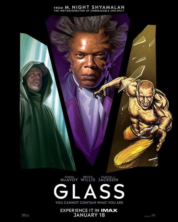 Póster IMAX (GLASS). 