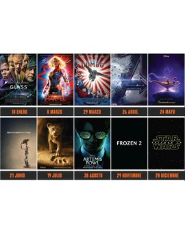 Calendario DISNEY 2019. 