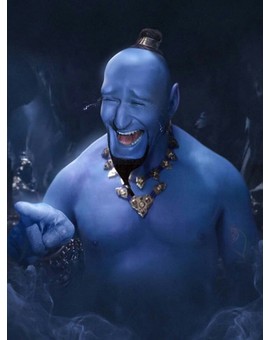 Imagen: Robin Williams cómo el Genio de (ALADDIN). 