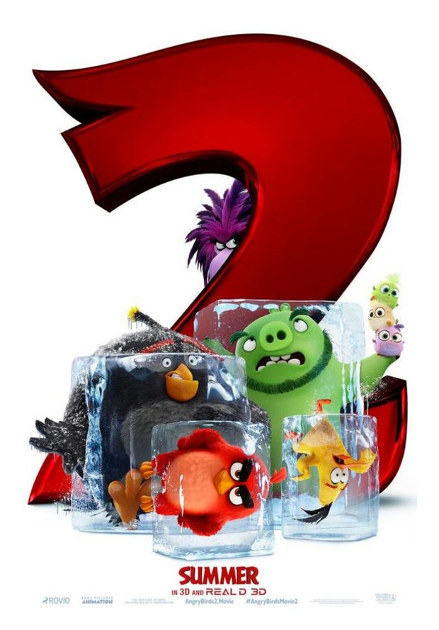 Póster y Teaser Trailer (ANGRY BIRDS 2). 