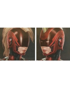 (CAPITANA MARVEL) Así eran los Diseños para el Traje de "Carol Danvers".