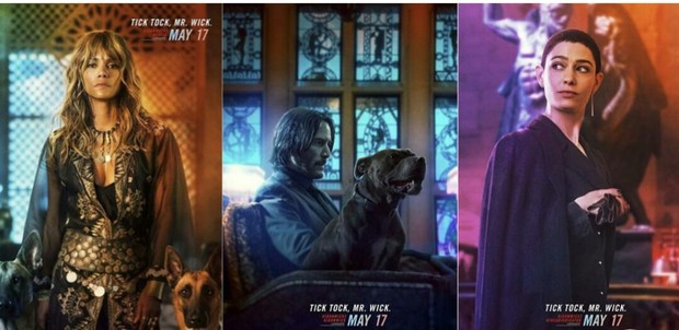Galería de Pósters Individuales de (JOHN WICK 3). 