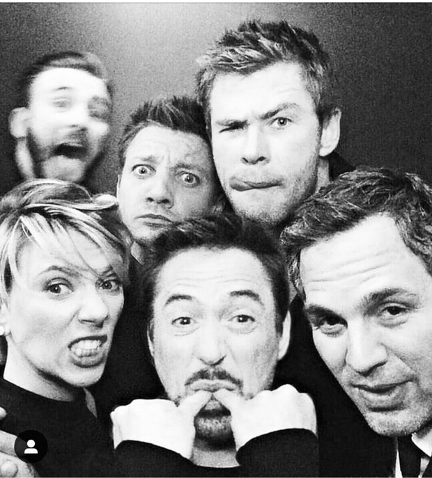 Imagen: Selfie de (LOS VENGADORES). 