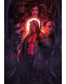 Pósters Individuales de los Protagonistas de (HELLBOY). 