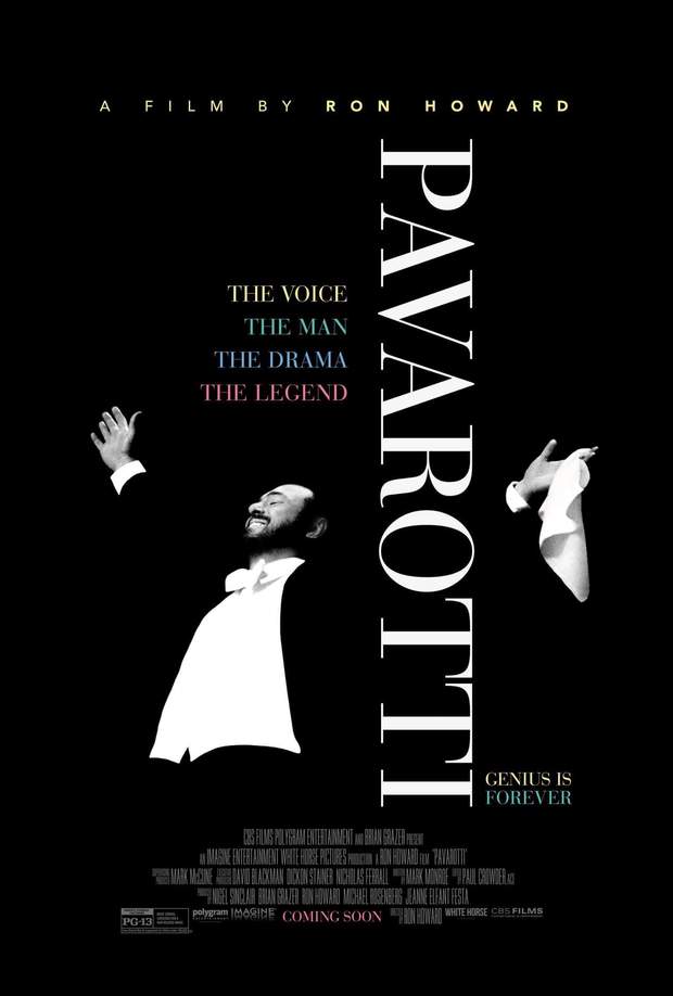 Póster y Trailer de (PAVAROTTI) de "Ron Howard". 