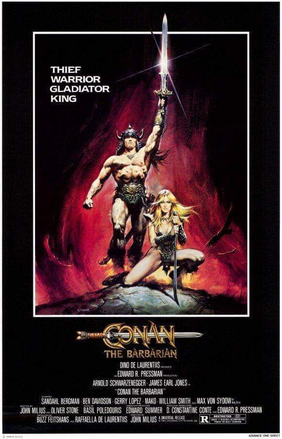 Hace 37 Años se estrenaba hoy en España (CONAN, EL BÁRBARO). 