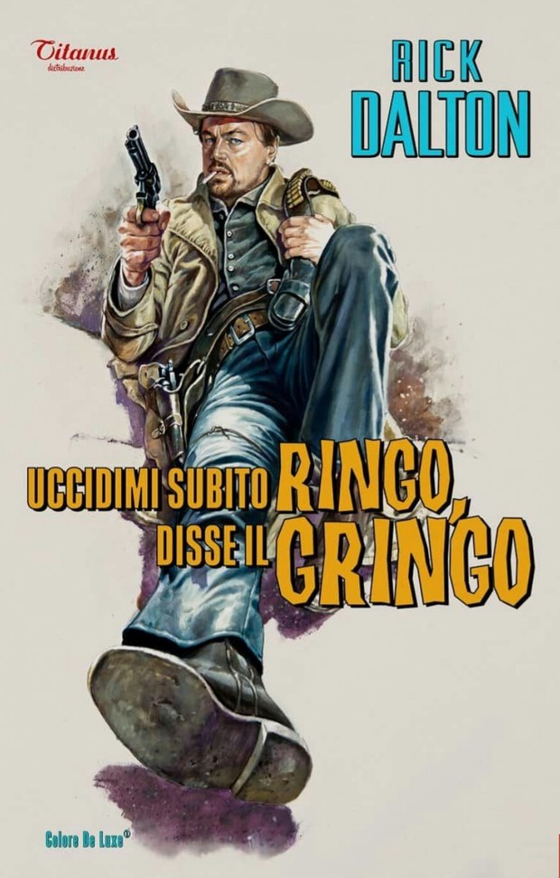 Retro Póster de "Leonardo Di Caprio" (ONCE UPON A TIME IN HOLLYWOOD). 