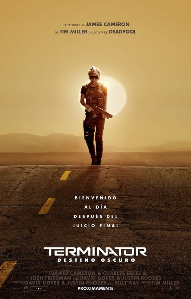 Póster Español (TERMINATOR - DESTINO OSCURO). 
