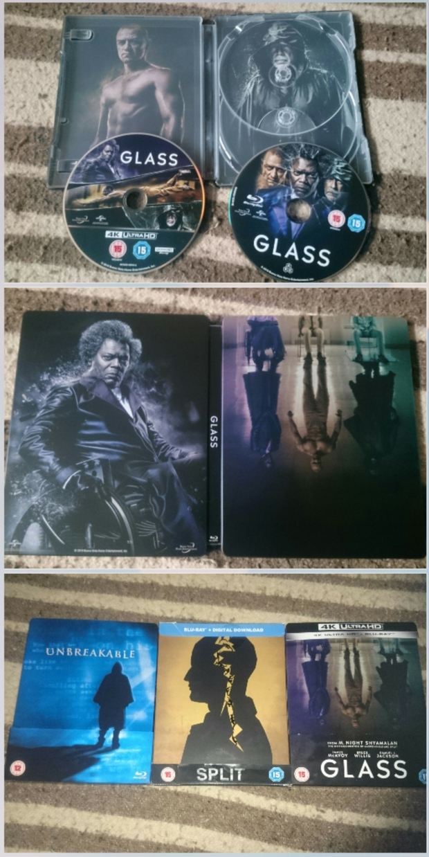 Steelbook (GLASS). Completando Trilogía. 