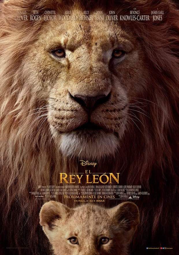 Póster Español de (EL REY LEÓN). 