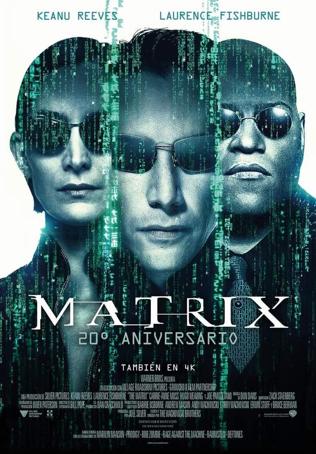 Vuelve (MATRIX) a los Cines a Partir del 28 de Junio. 