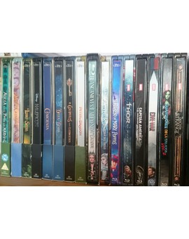 Mis Lomos Magnéticos de Marvel y Live Action sin caritas. 