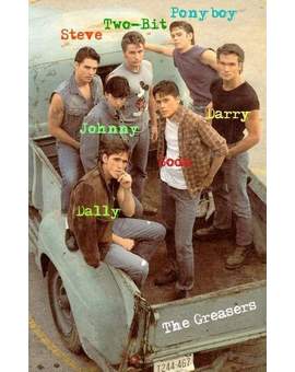 Imagen: The Greasers en (REBELDES - THE OUTSIDERS). 