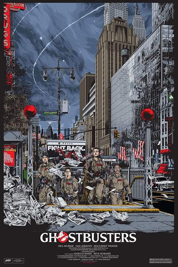 Póster (LOS CAZAFANTASMAS). 