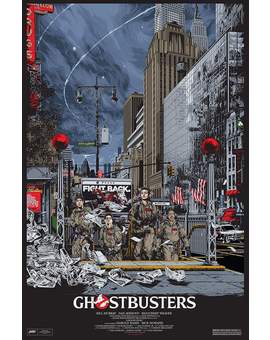 Póster (LOS CAZAFANTASMAS). 