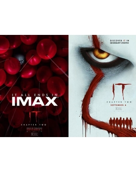 Pósters IMAX y DOLBY CINEMA de (IT, CAPÍTULO II). 