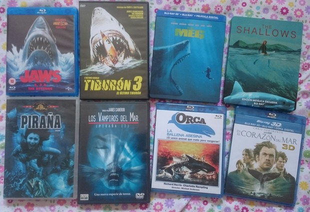 Y Varias Secuelas de (TIBURÓN) y Monstruos Marinos 