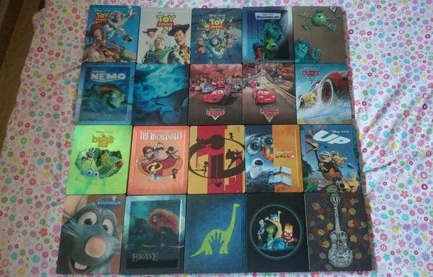 Mi Colección PIXAR en Steelbook. 