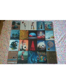 Mi Colección PIXAR en Steelbook. Parte Trasera. 