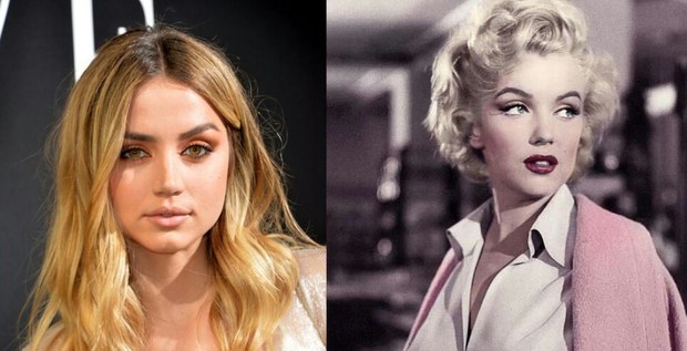 Primeras Imágenes de "Ana de Armas" como (MARILYN MONROE). 