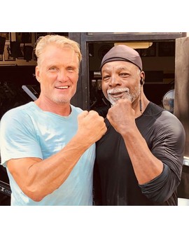 Imagen: "Dolph Lundgren y Carl Weathers" Revancha 34 Años Después. 