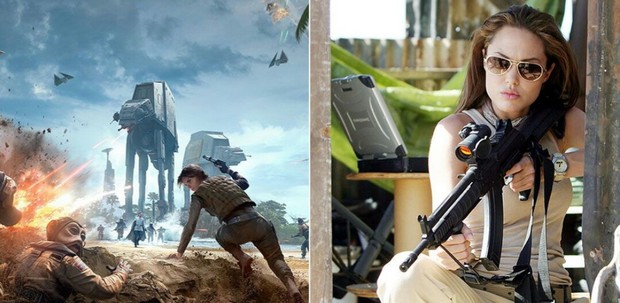 "Angelina Jolie" Quiere formar parte de (STAR WARS). 