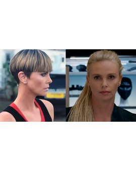Radical Cambio de Look de "Charlize Theron" para (Fast and Furious 9).