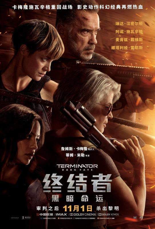 Póster Oriental (Terminator - Destino Oscuro). 