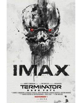 Póster IMAX (Terminator -Destino Oscuro). 
