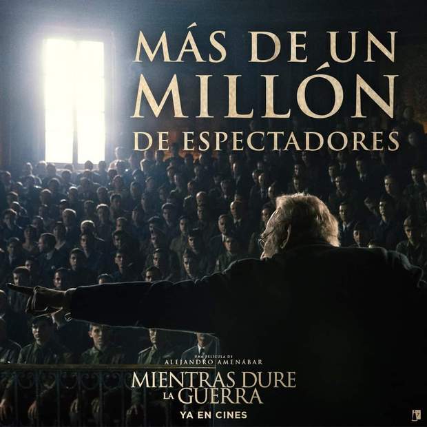(Mientras Dure la Guerra) Supera el Millón de Espectadores. 