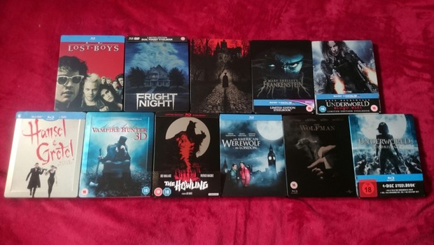 Mi Colección Steelbook de Vampiros, Hombres lobo para esta noche de Halloween 