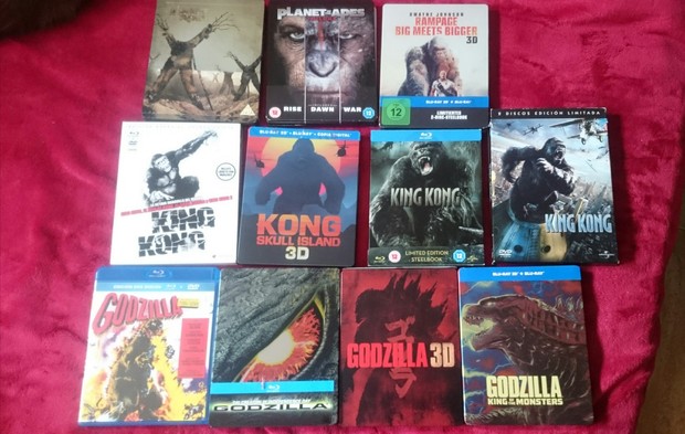 Mi Colección de Monos, King Kong y Godzilla. 