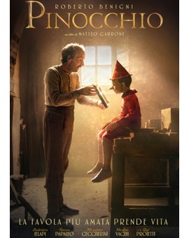 Póster y Trailer de (Pinocchio). Con "Roberto Benigni". 