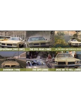 Imagen: El coche de "Sam Raimi" en todas sus películas. 